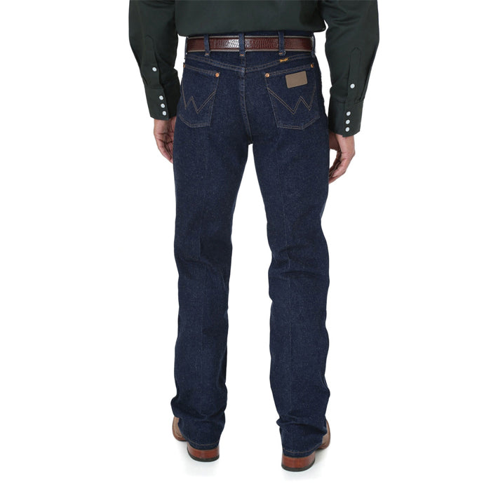 Wrangler Men's Cowboy Cut Stretch Regular Fit Jean 32 Inch Leg - Navy Stretch