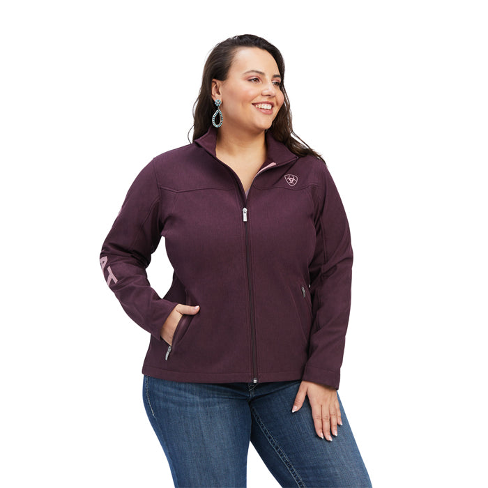 Ariat Women's New Team Softshell Jacket - Mulberry Heather