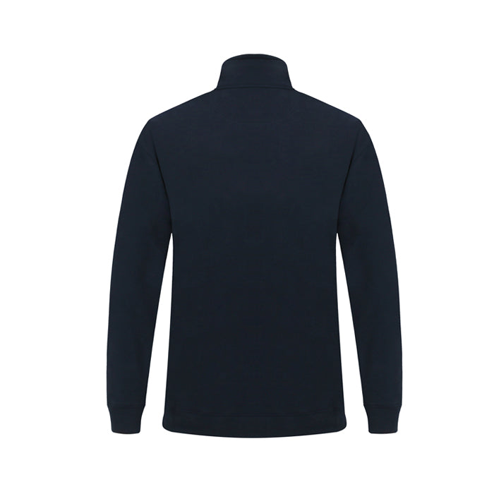 Pilbara Men's Zipper Closed Front Heavyweight Jumper - French Navy