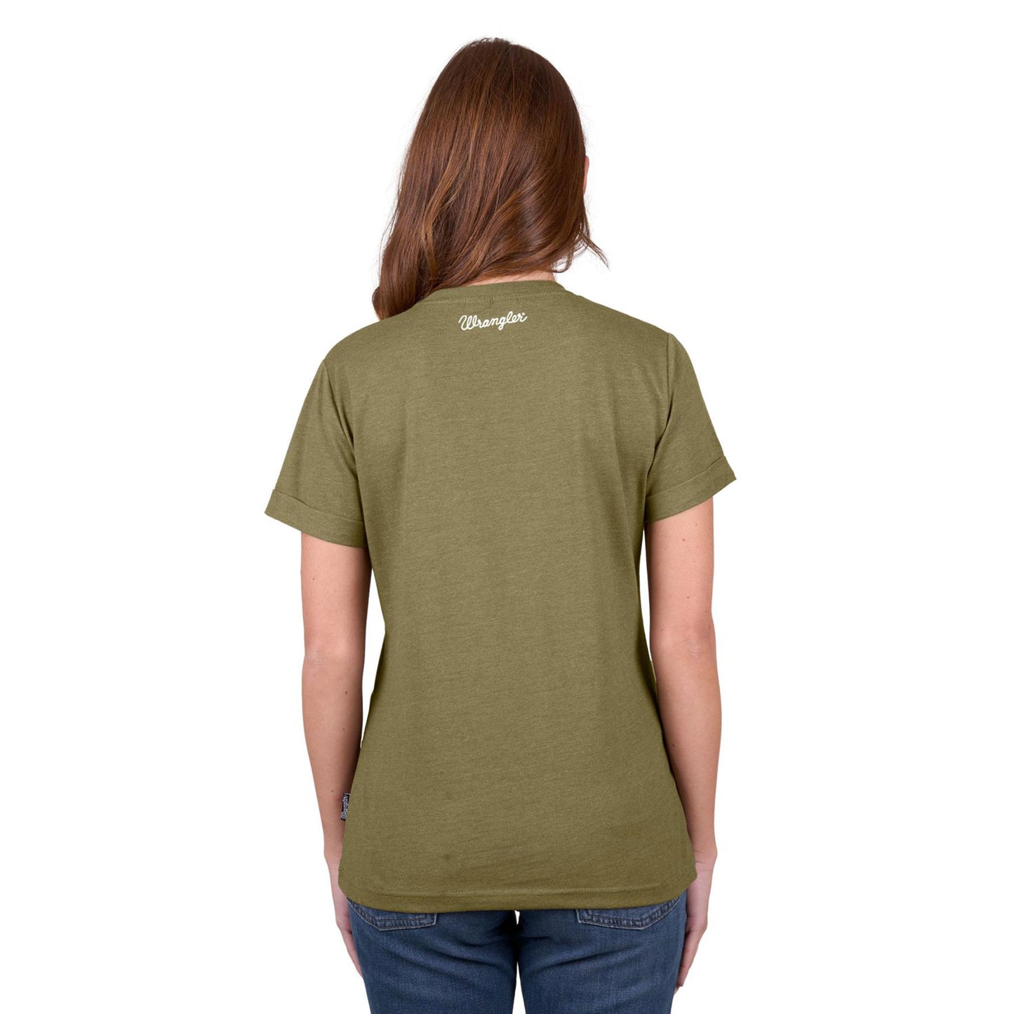 Wrangler Women's Layla S/S Tee - Khaki Marle