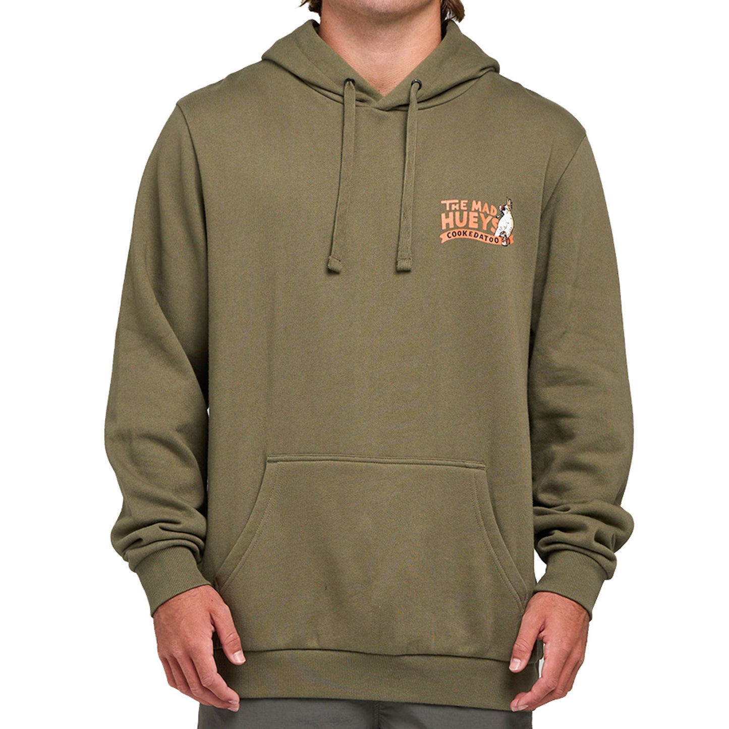 The Mad Hueys Cookedatoo Ahoy Hooded Pullover - Olive