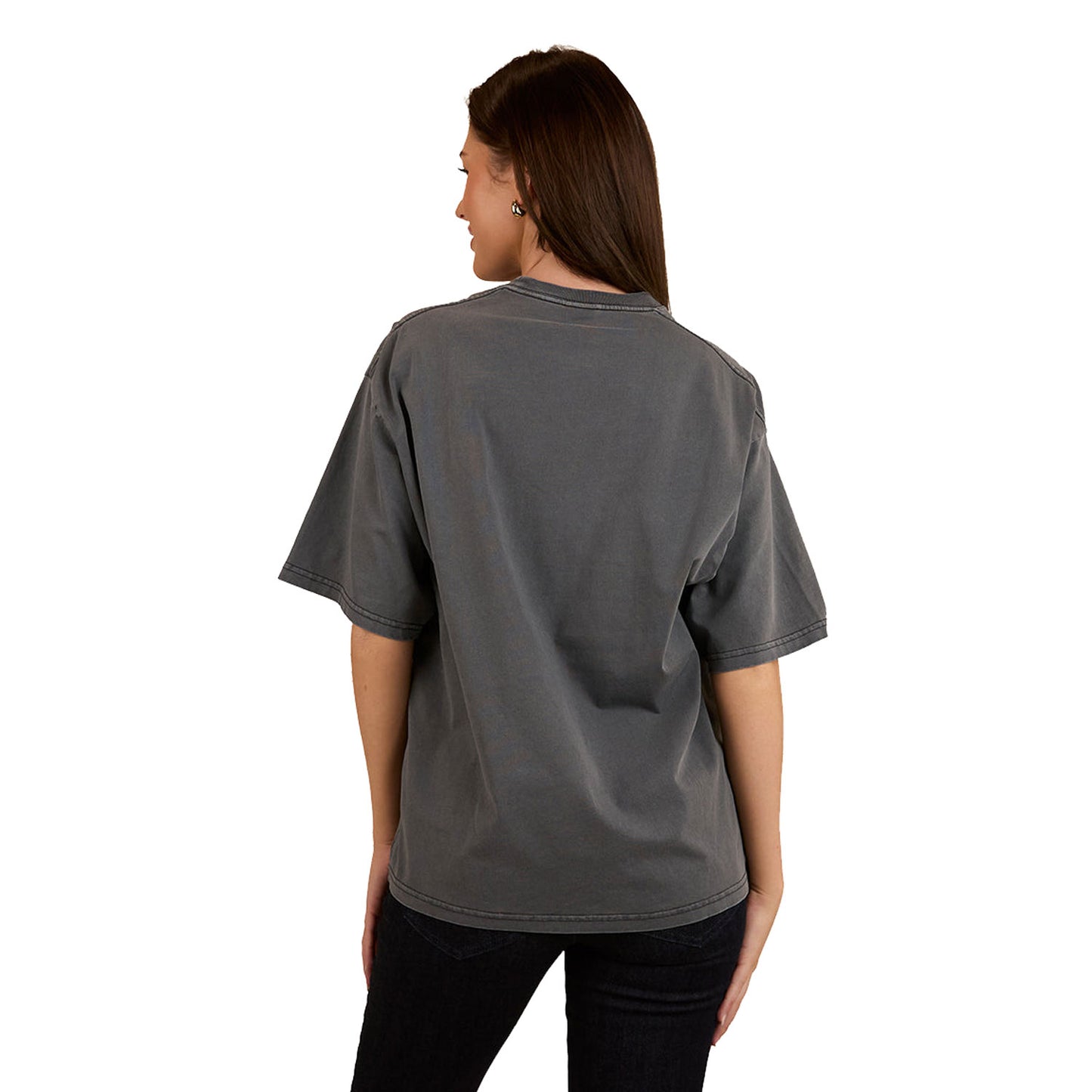 Ringers Western Women's Lady Luck Oversized T-Shirt - Washed Black