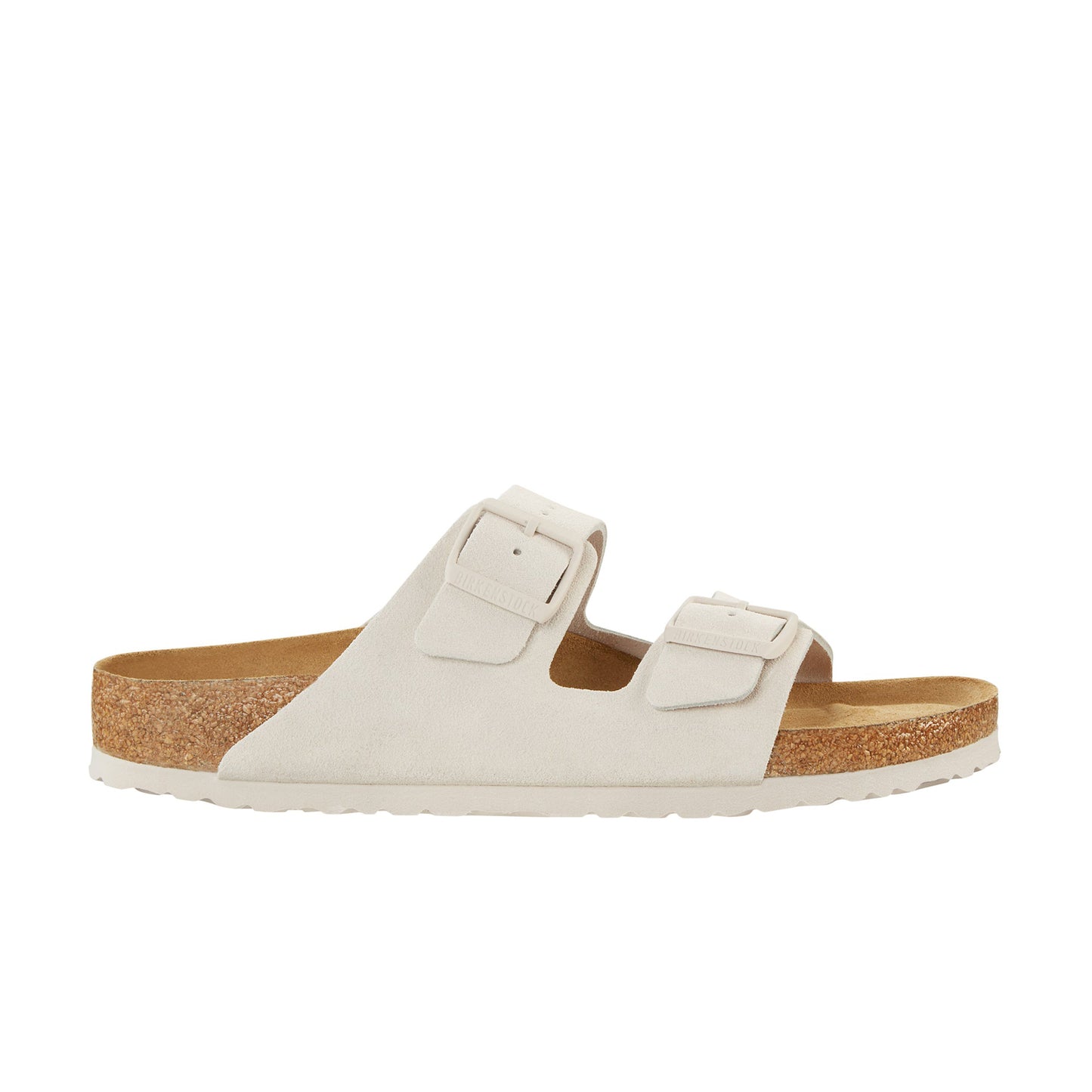 Birkenstock Arizona SFB Suede Leather Regular - Antique White