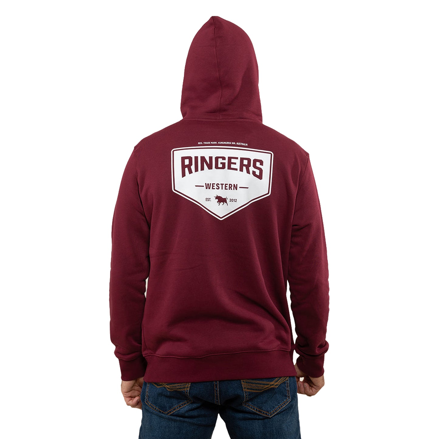 Ringers Western Squadron Men's Hoodie - Burgundy