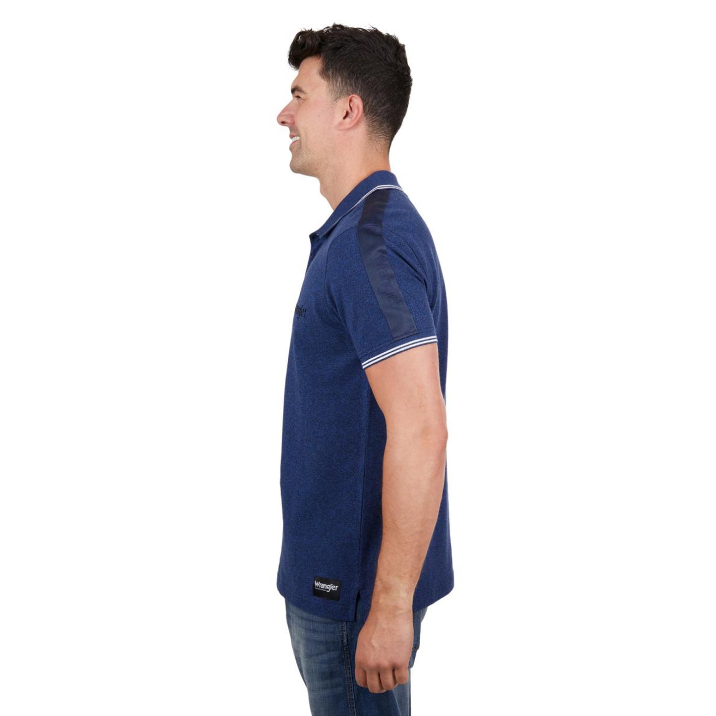Wrangler Men's Jackson S/S Polo - Navy Marle