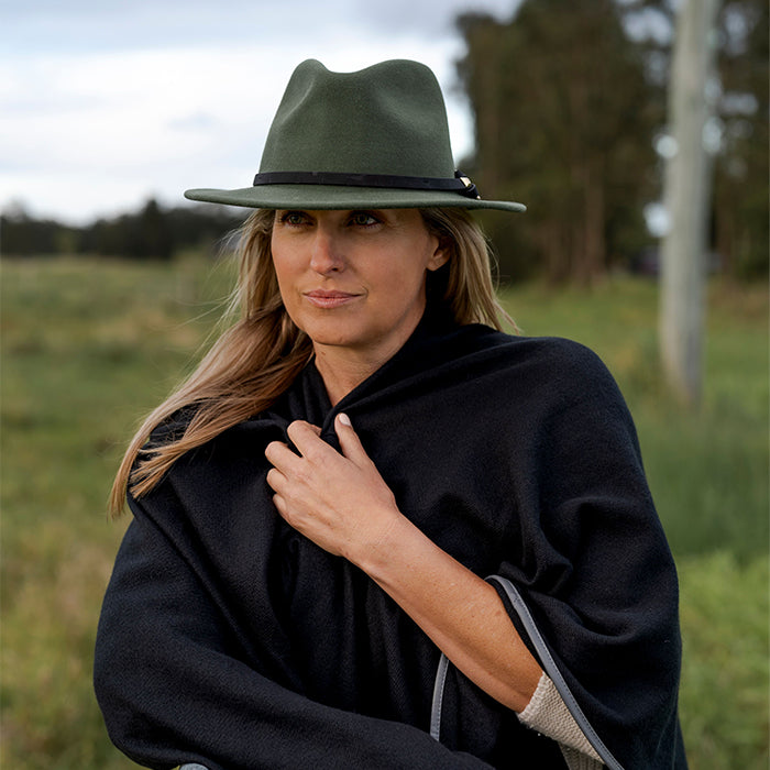 Sundaise Ryan Panama with Buckle - Moss