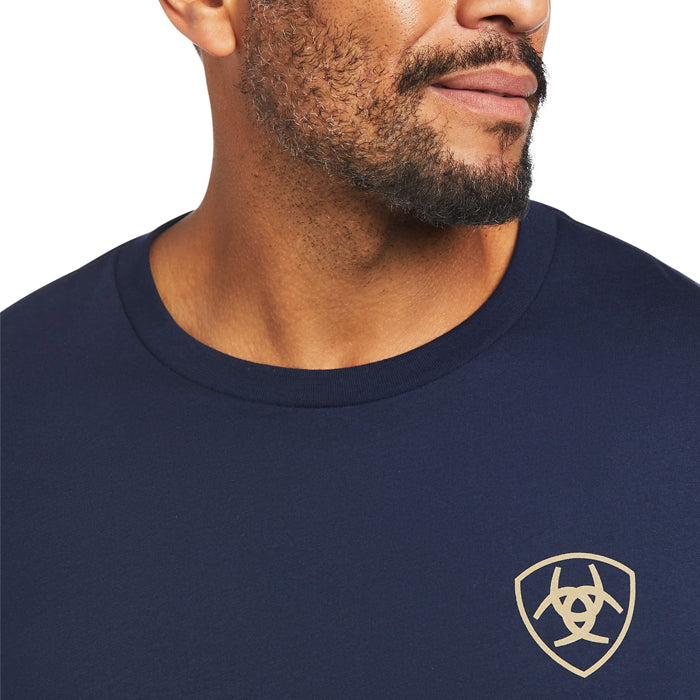 Ariat Men's Monument Sunset T-Shirt - Midnight Navy