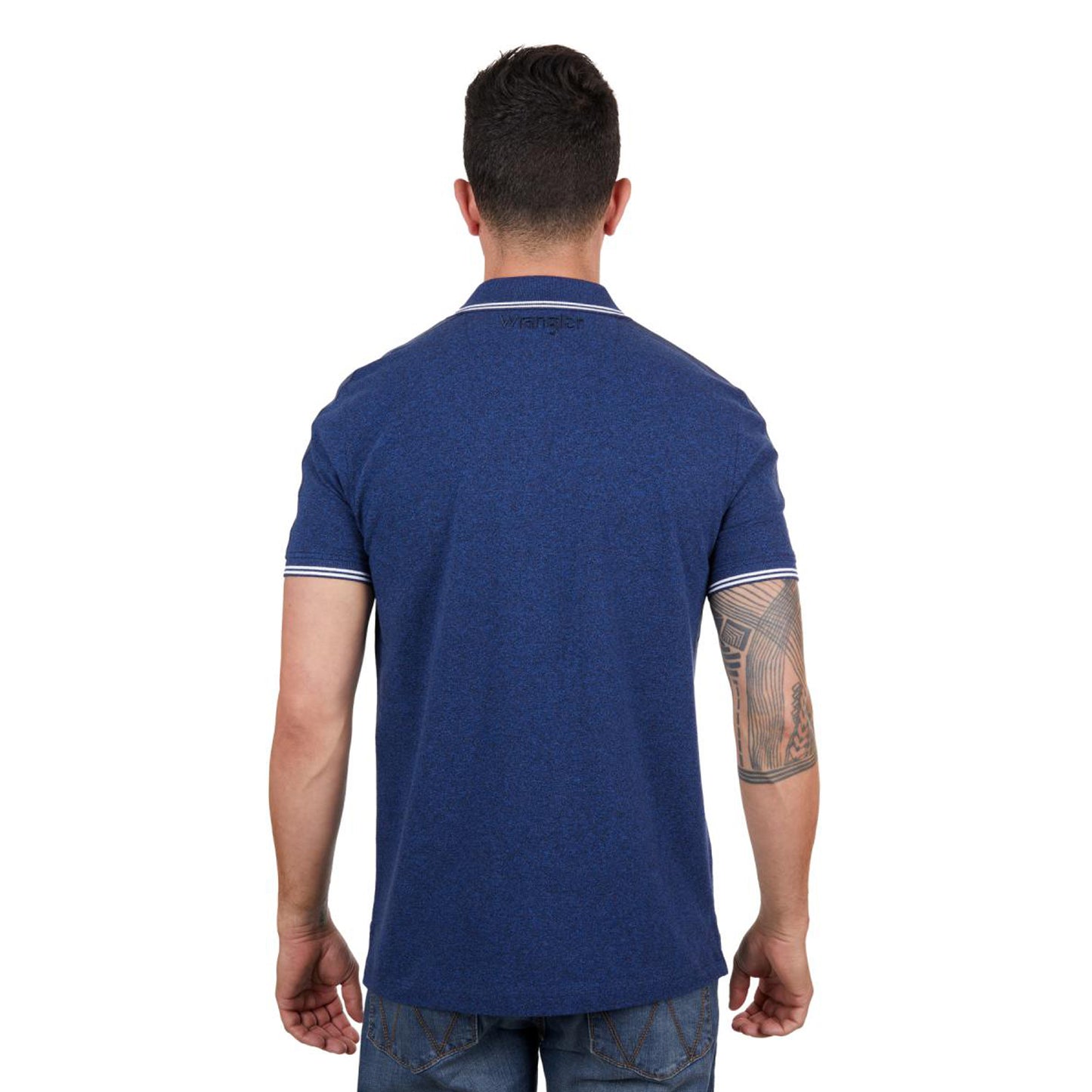 Wrangler Men's Jackson S/S Polo - Navy Marle