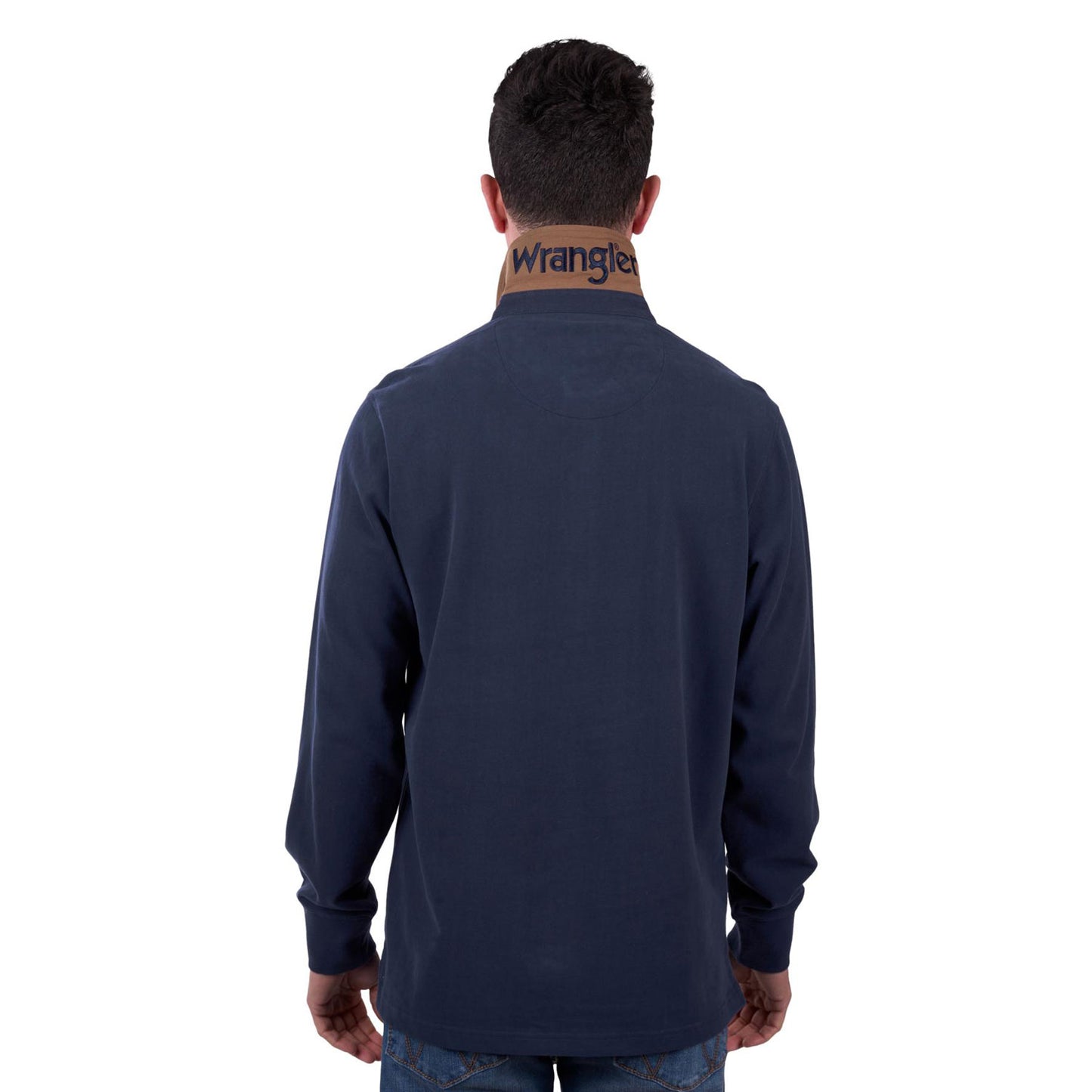 Wrangler Men's Nash Rugby - Navy