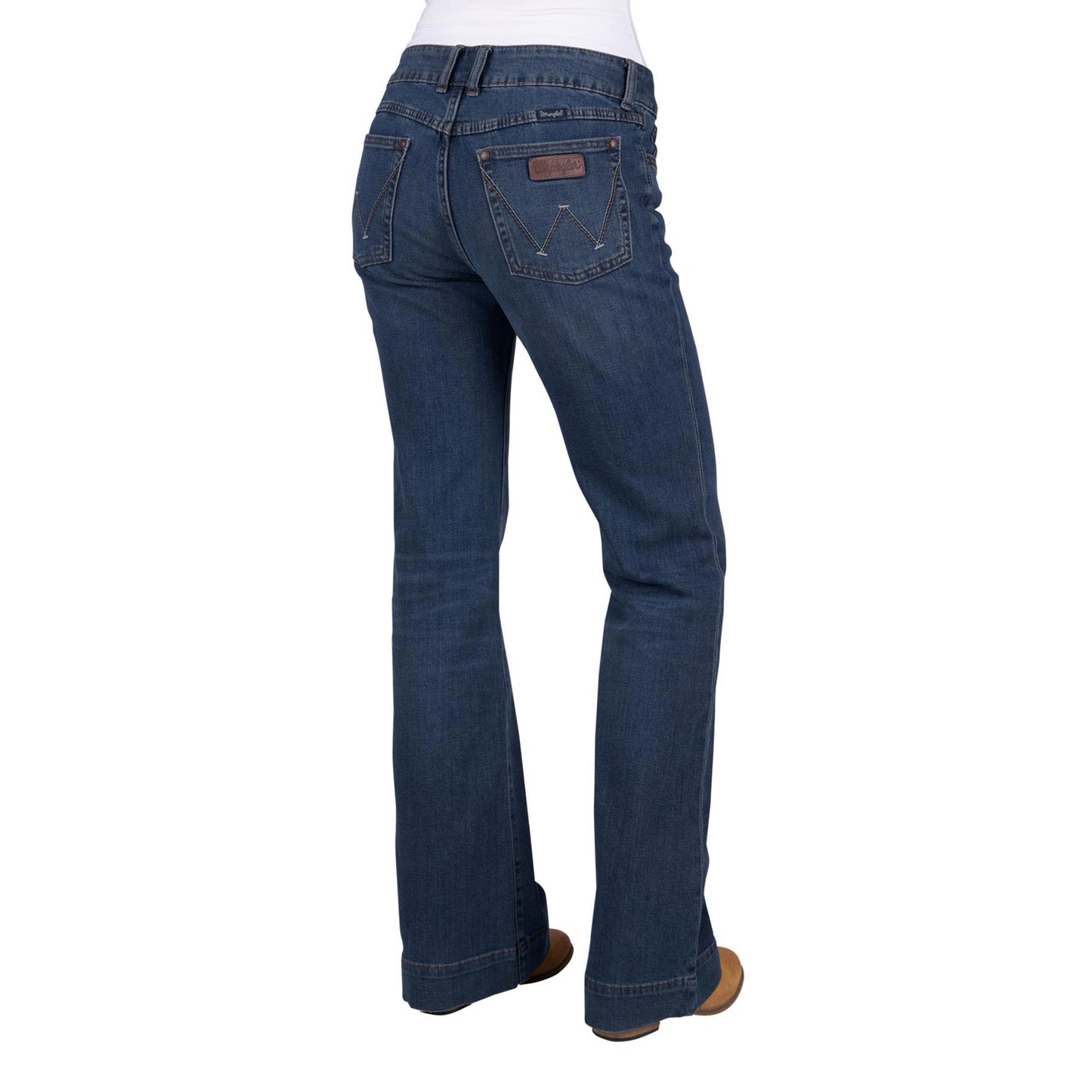 Wrangler Women's Blair Jean-Mae 34L - Mid Indigo