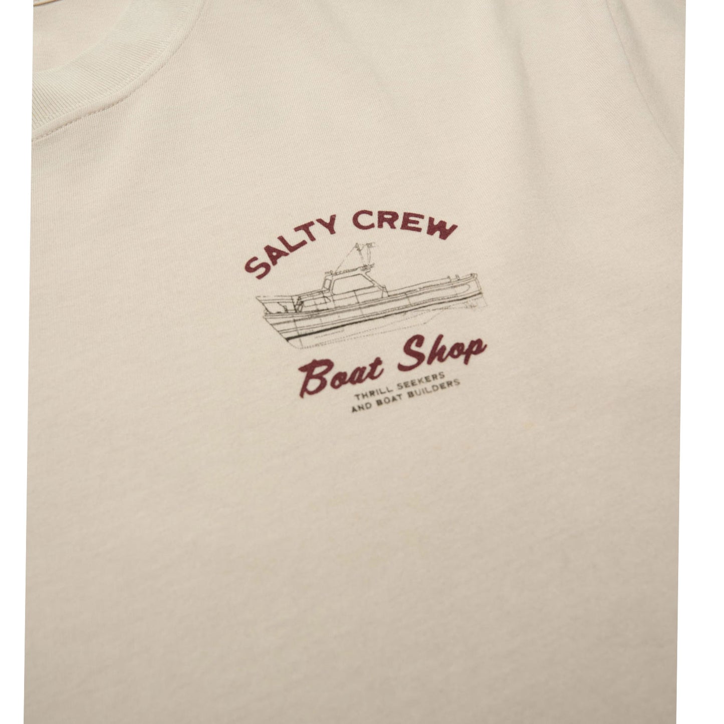 Salty Crew Boat Shop Vintage S/S Tee - Sand