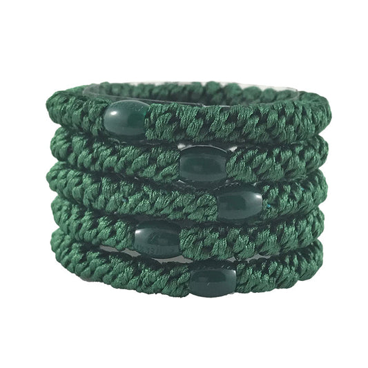 Beeyoo 5 Pack Hairbands - Forest Green