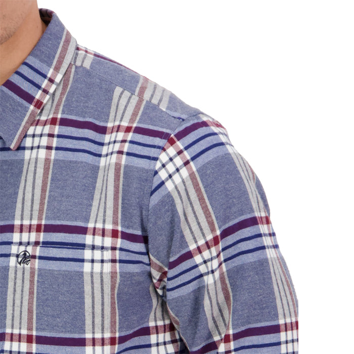Swanndri Men's Hillhead Long Sleeve Shirt - Blue