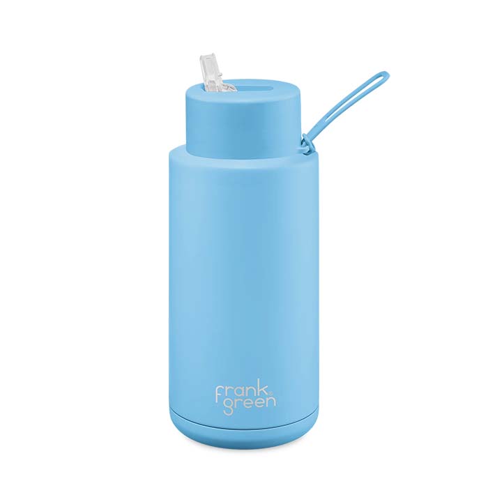 Frank Green 34oz Ceramic Reusable Bottle - Sky Blue