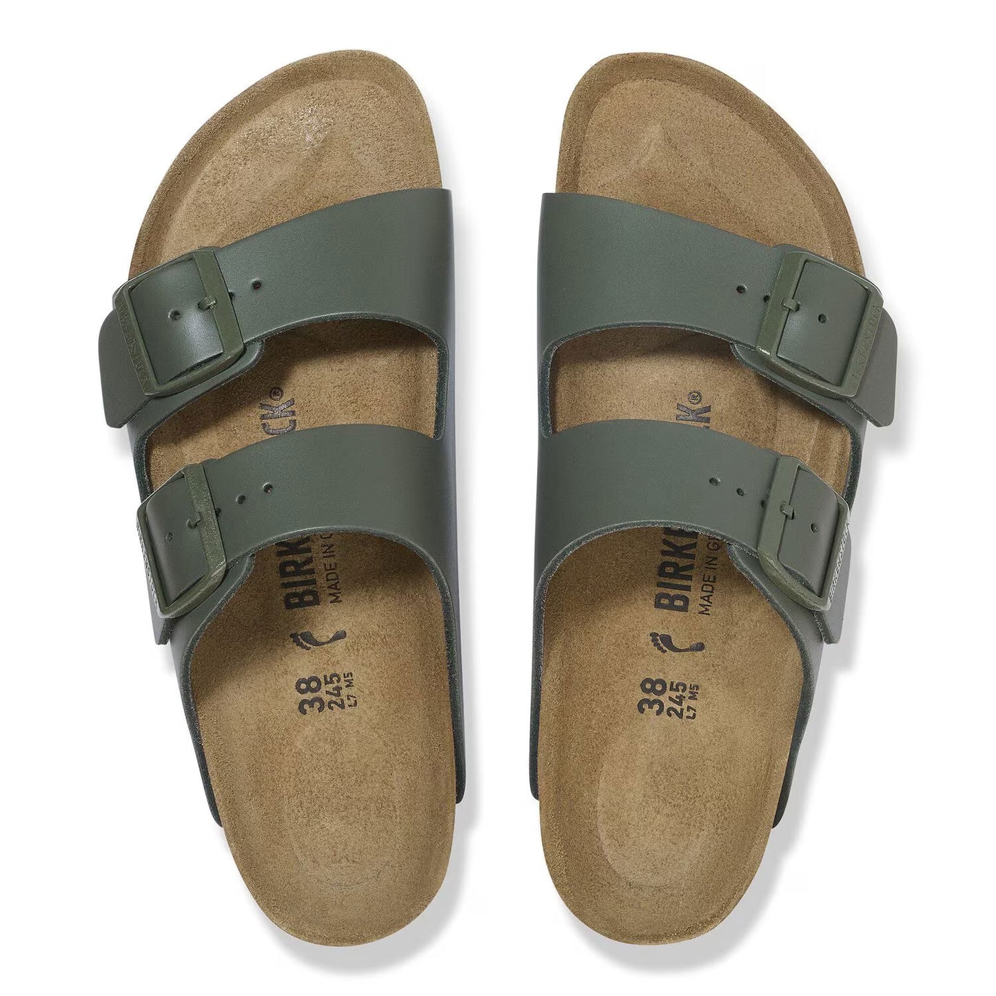 Birkenstock Arizona Smooth Leather Regular - Thyme
