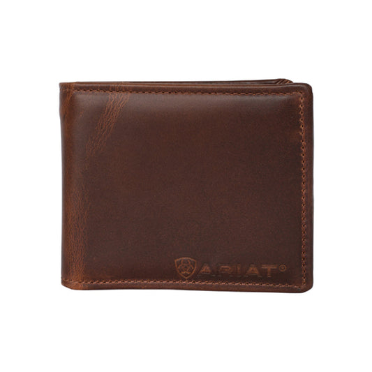 Ariat Bi-Fold Wallet - Rich Brown