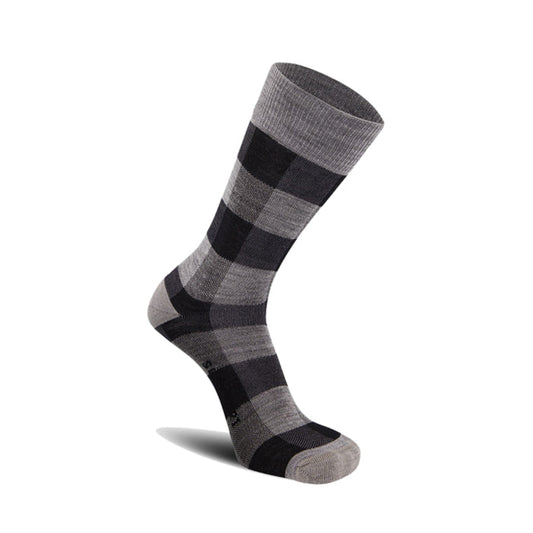 Swanndri Colombo Check Merino Sock - Grey Check