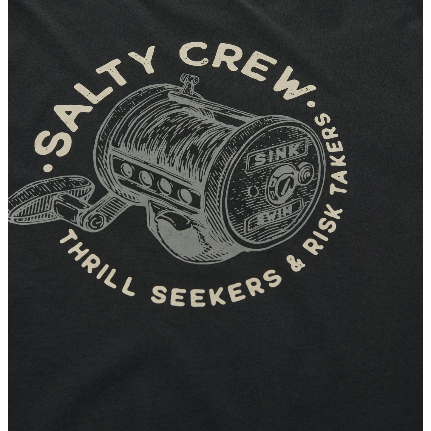 Salty Crew Reel Good Premium S/S Tee - Black