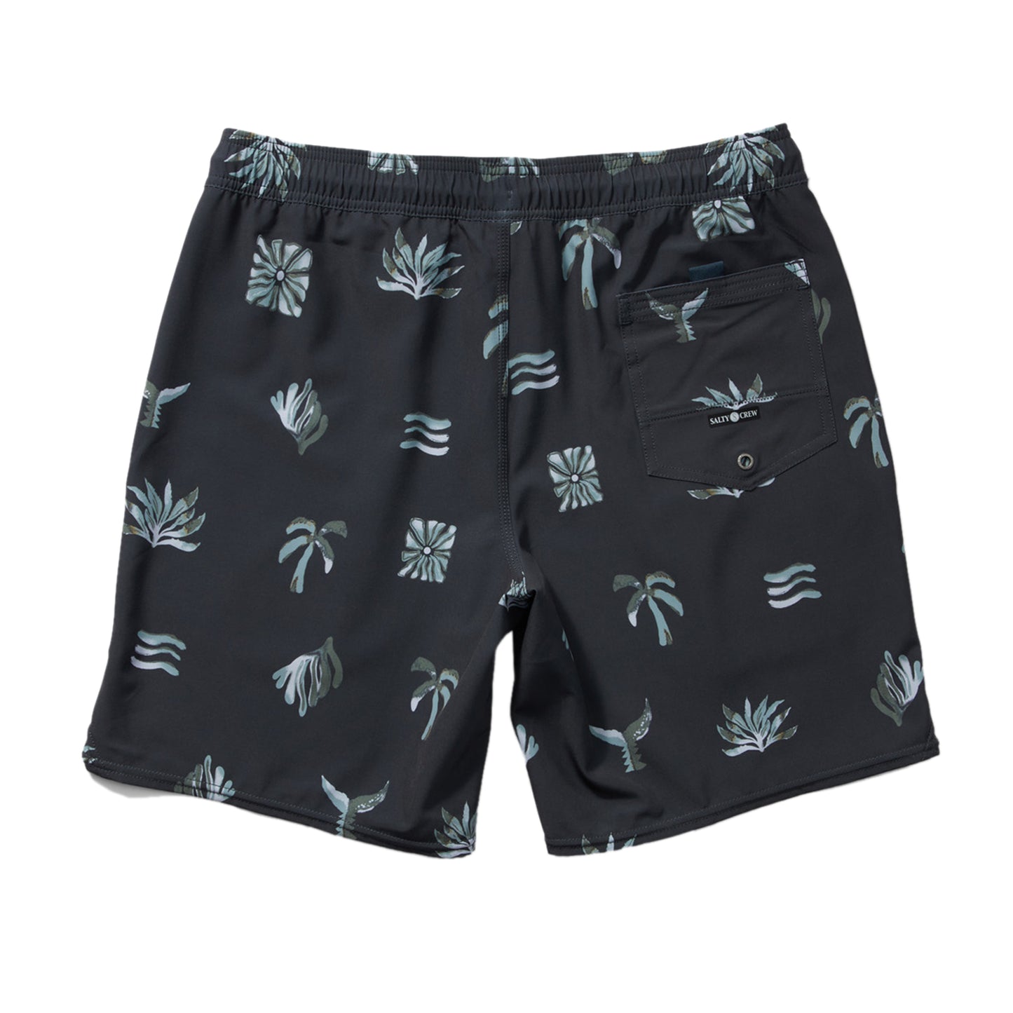 Salty Crew Lowtide Elastic Boardshort - Black Multi