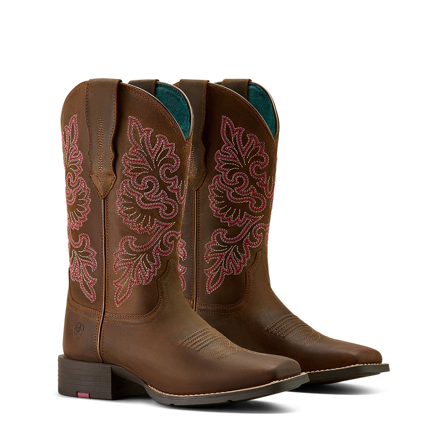 Ariat Women's Round Up StretchFit Western Boot - Sassy Brown