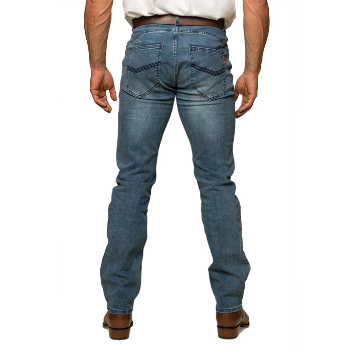 Ringers Western Mitchell Men's Straight Leg Jeans - Light Blue