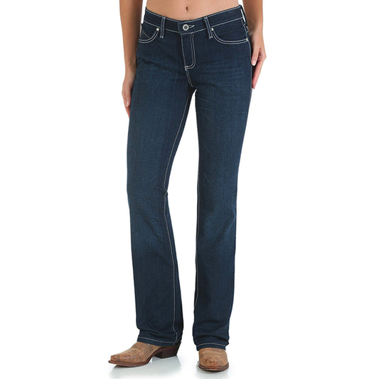 Wrangler Ladies Ultimate Riding Jean Q Baby Booty - Boot Scootin