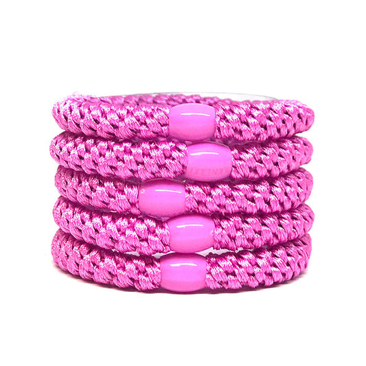 Beeyoo 5 Pack Hairbands - Bubblegum Pink