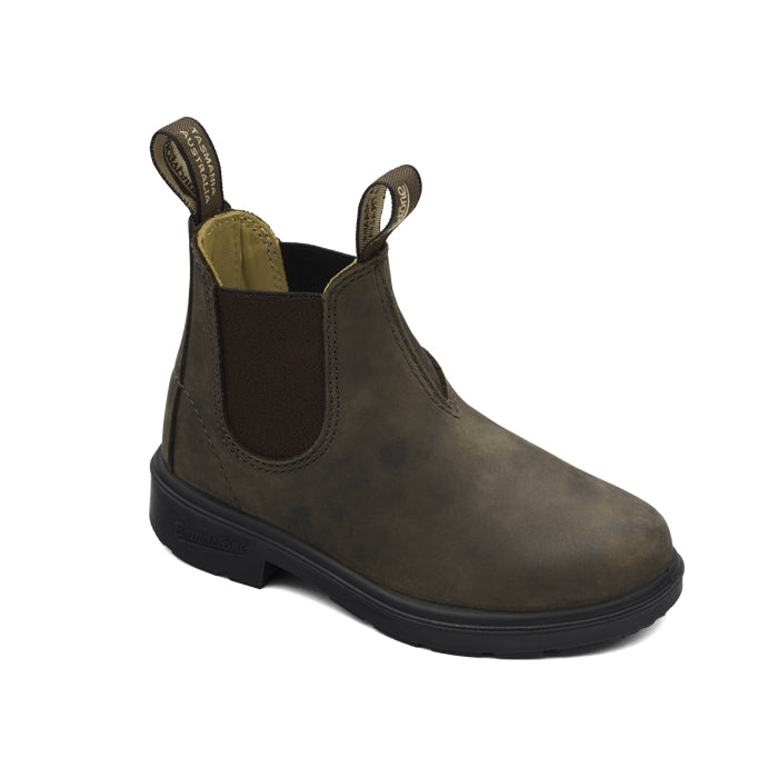 Blundstone Kids 565 Chelsea Boots - Rustic Brown