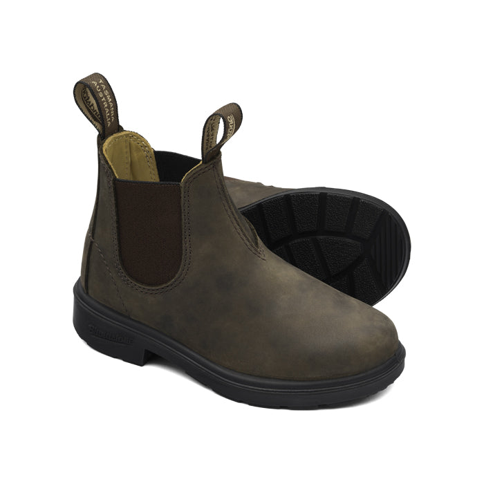 Blundstone Kids 565 Chelsea Boots - Rustic Brown