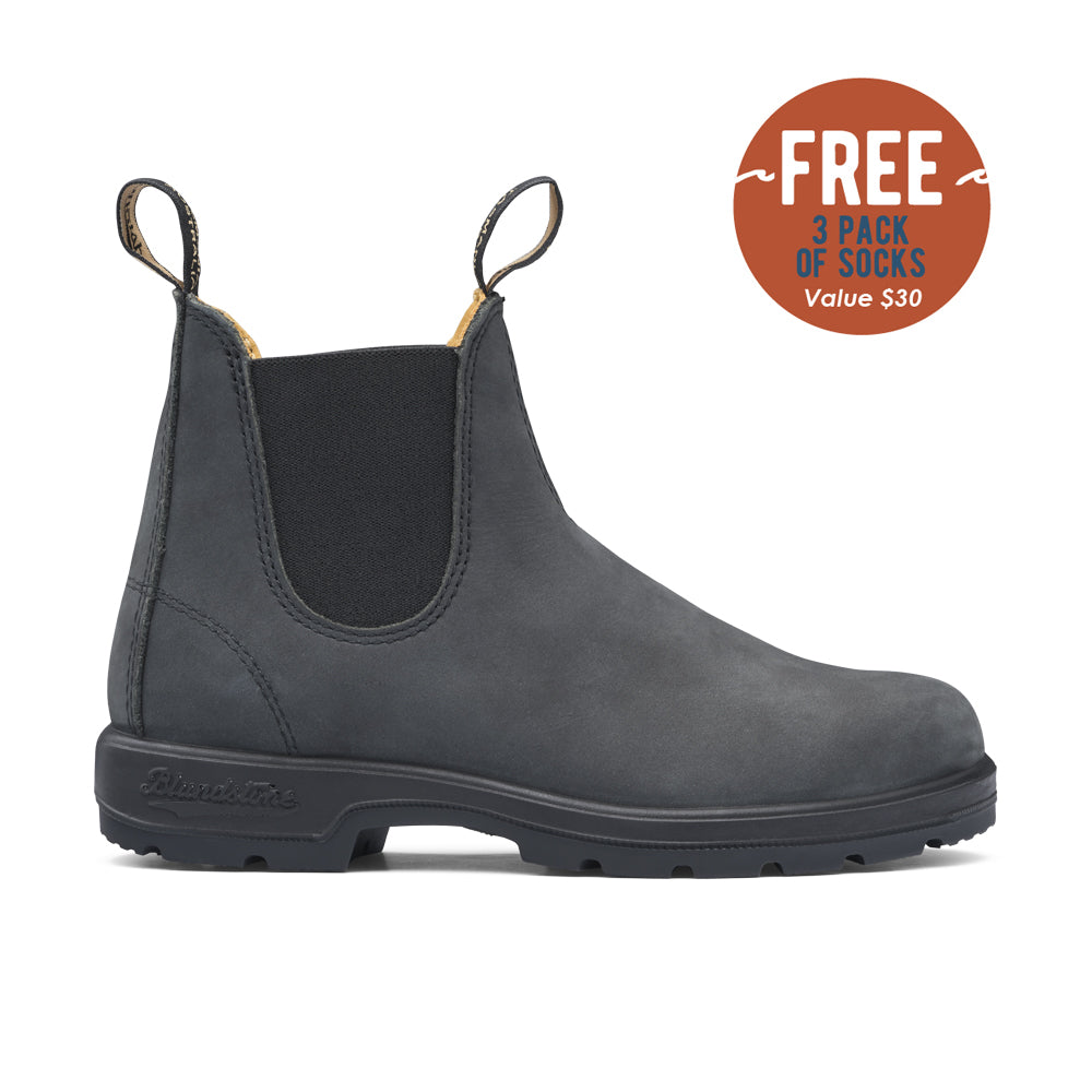 Blundstone Unisex 587 Chelsea Boots Rustic Black