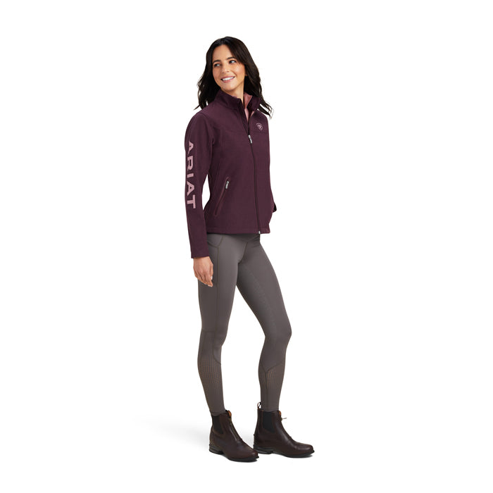 Ariat Women's New Team Softshell Jacket - Mulberry Heather