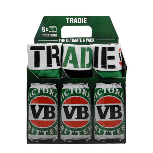 Tradie VB Men’s 6 Pack Trunks - Pints