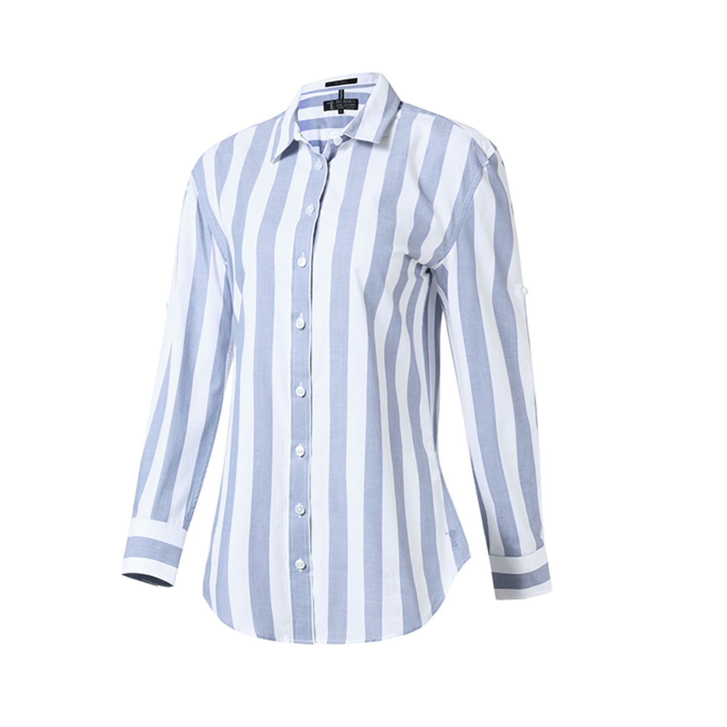 Pilbara Women's Jacquelin Classic Cotton Shirt - Chambray/White