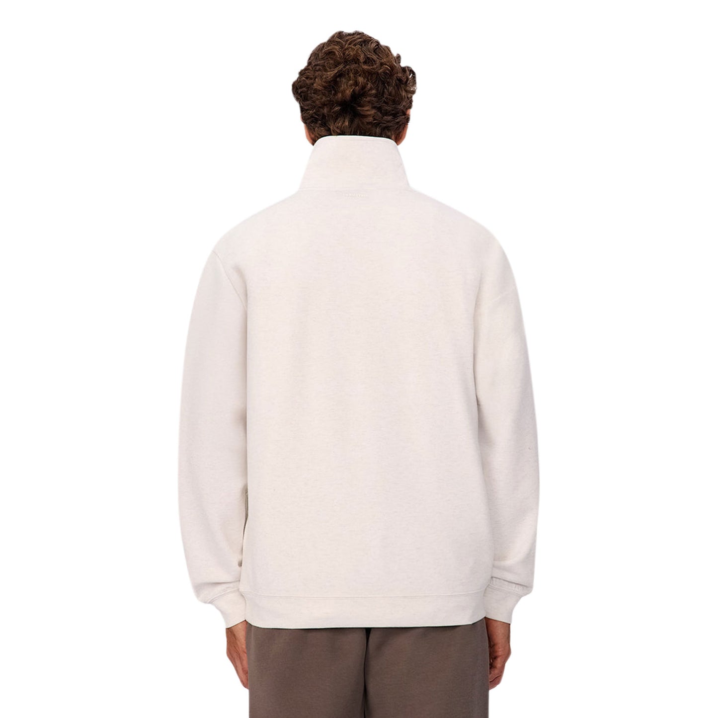 The Tech Staunton Track Top - Ivory Marle