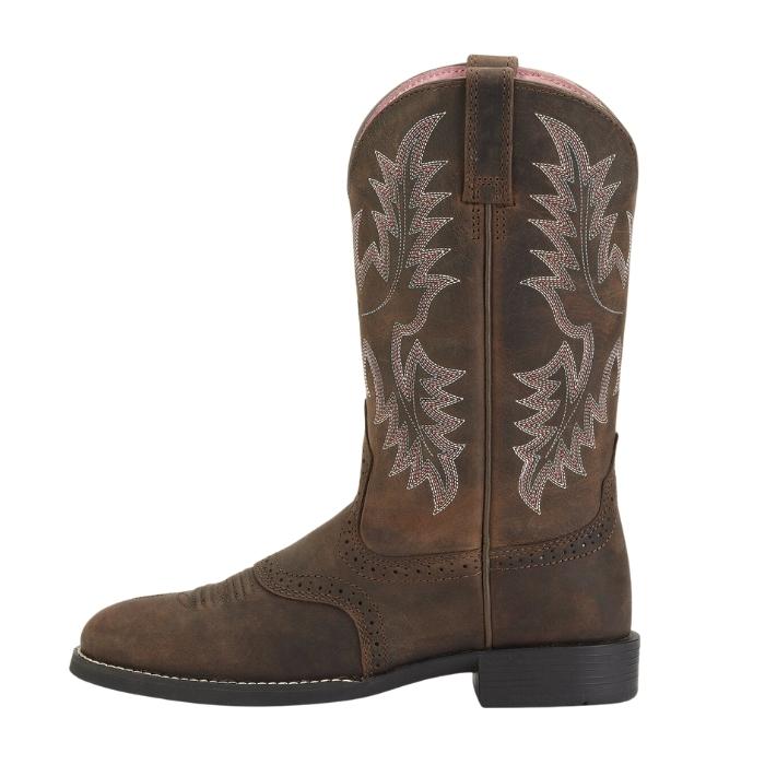 Ariat Women's Heritage Stockman Boots - Driftwood Brown