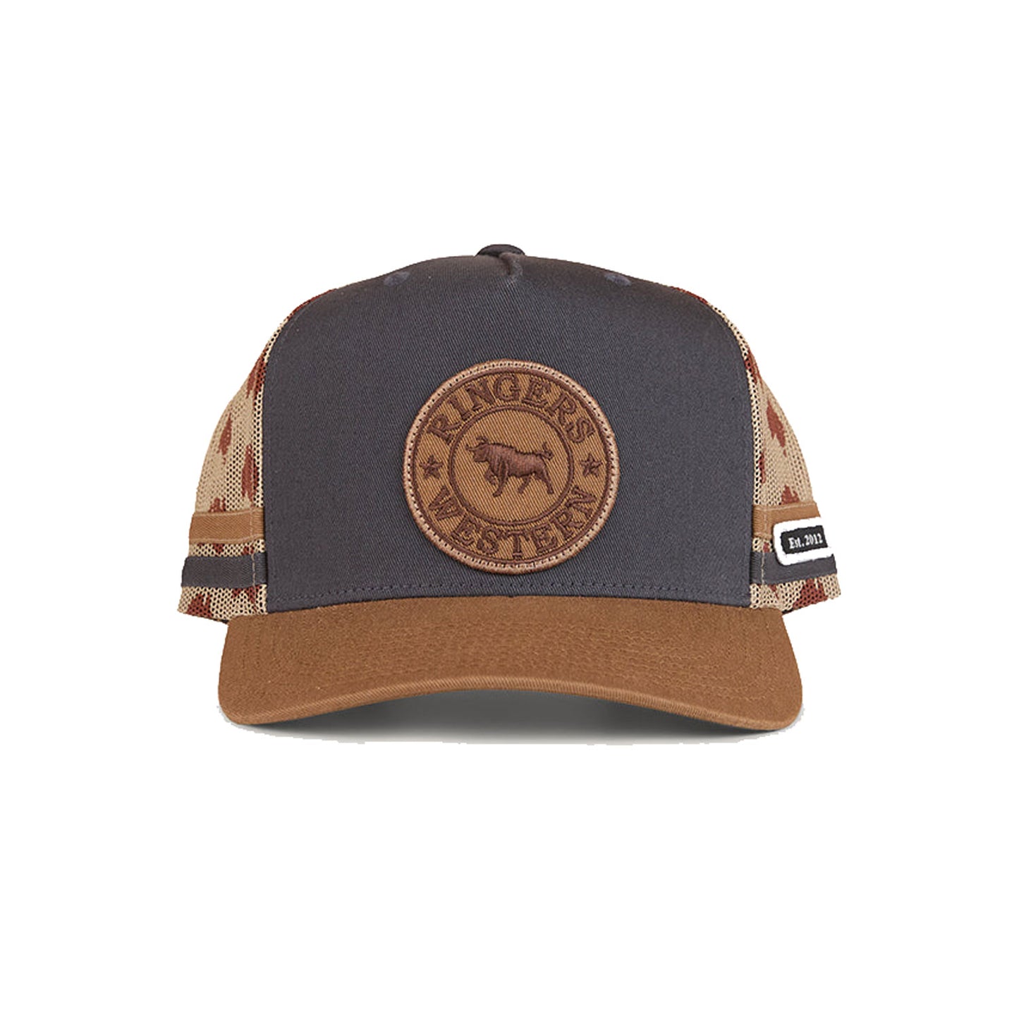 Ringers Western Aussie Rules Deep Fit Trucker Cap - Charcoal/Clay