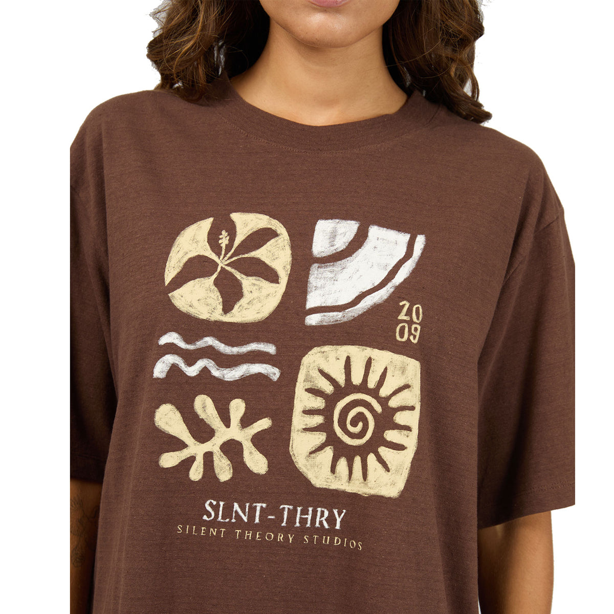 Silent Theory Eternal Relaxed Tee - Brown