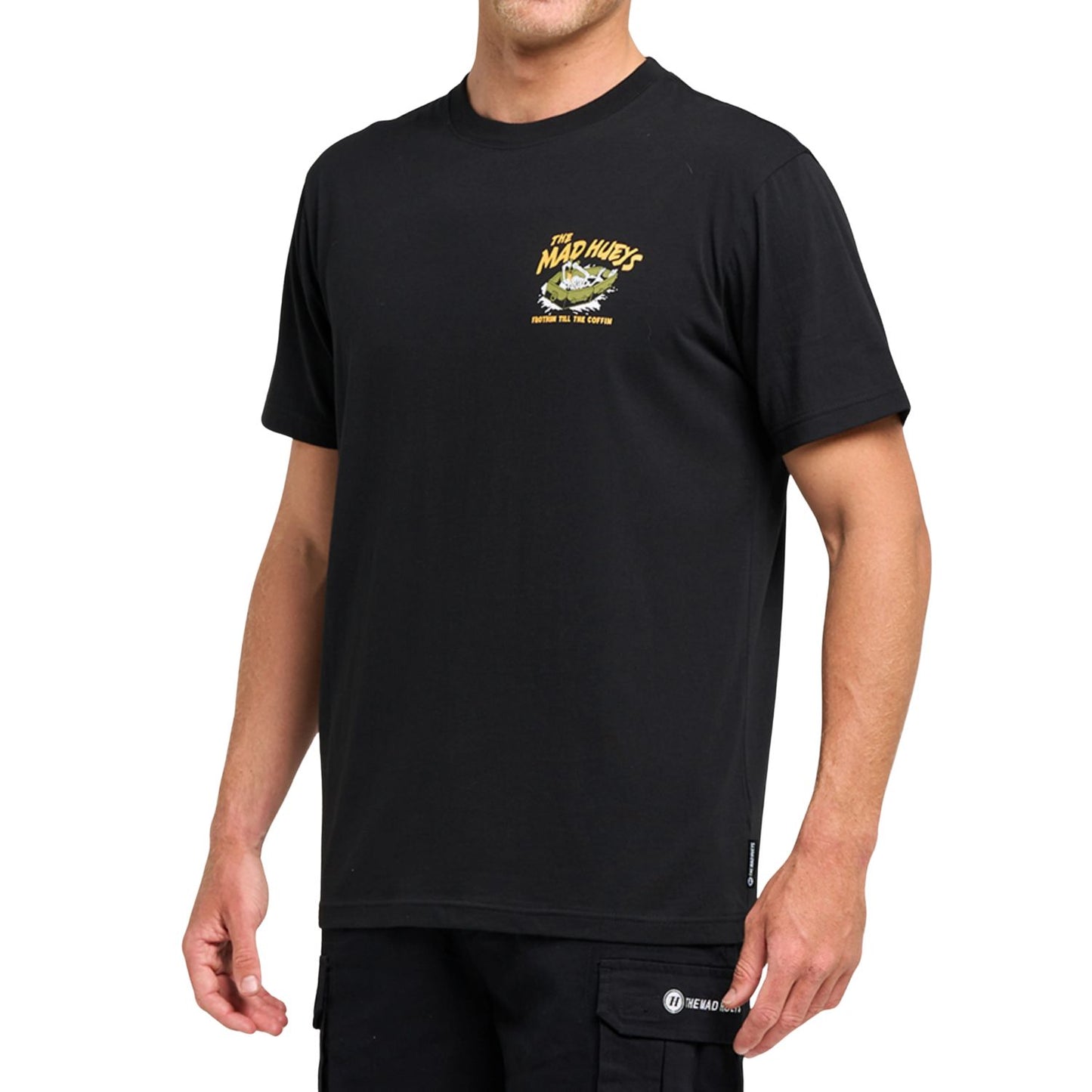 The Mad Hueys Frothin Coffin Short Sleeve Tee - Black