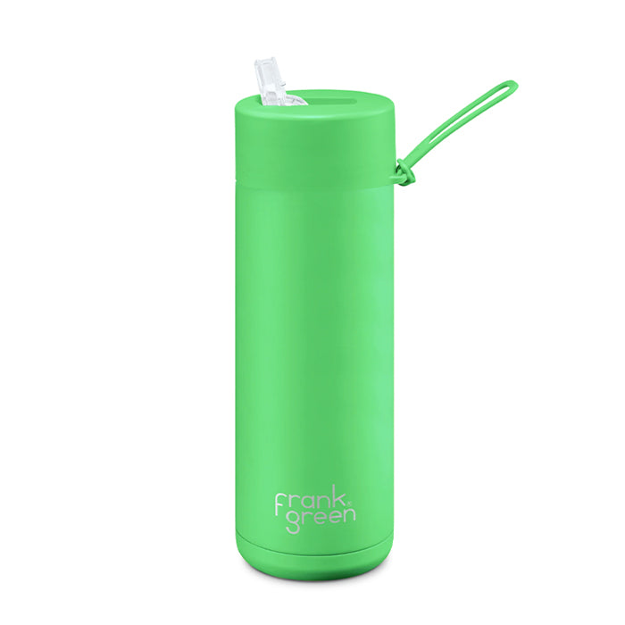 Frank Green 20oz Ceramic Reusable Bottle - Neon Pink