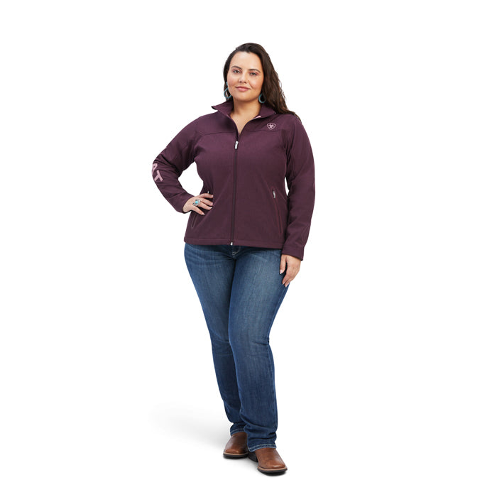 Ariat Women's New Team Softshell Jacket - Mulberry Heather