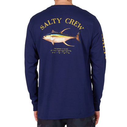 Salty Crew Ahi Mount L/S Tee - Navy