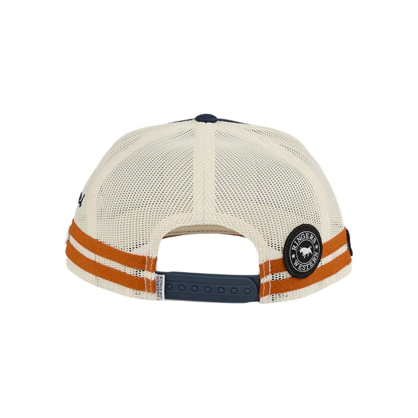 Ringers Western Big Rig Trucker Cap - Navy/Burnt Orange