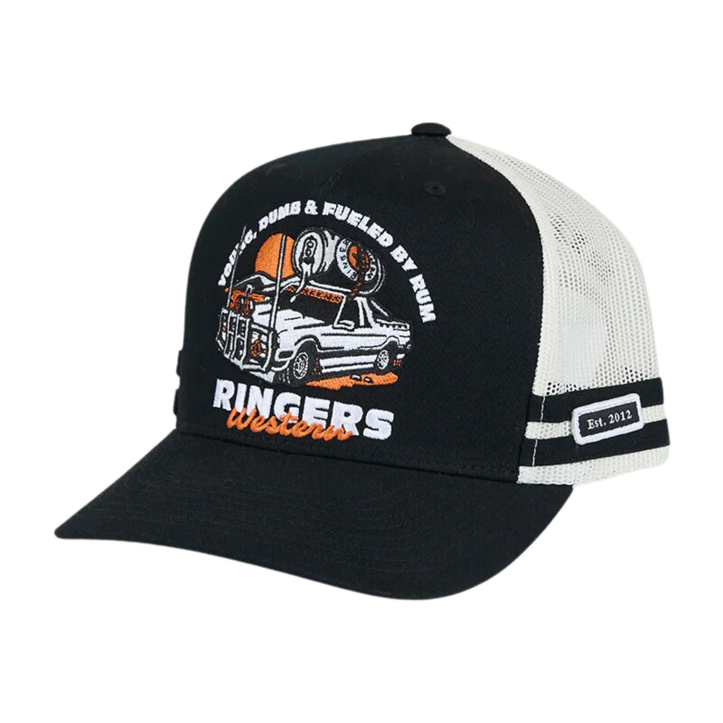 Ringers Western Rum Runner Trucker Cap - Black