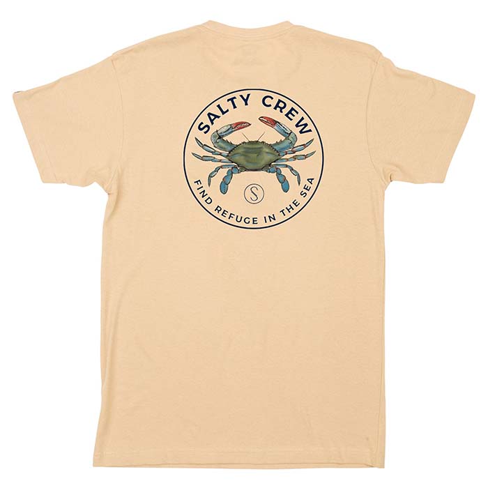 Salty Crew Blue Crabber Premium S/S Tee - Camel