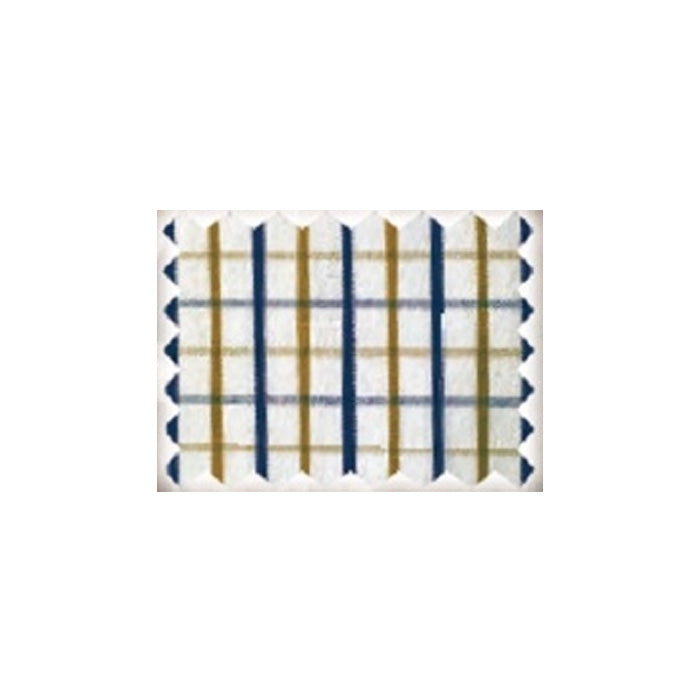 Pilbara Men's Double Pockets S/S Shirt - Safari/Navy/White