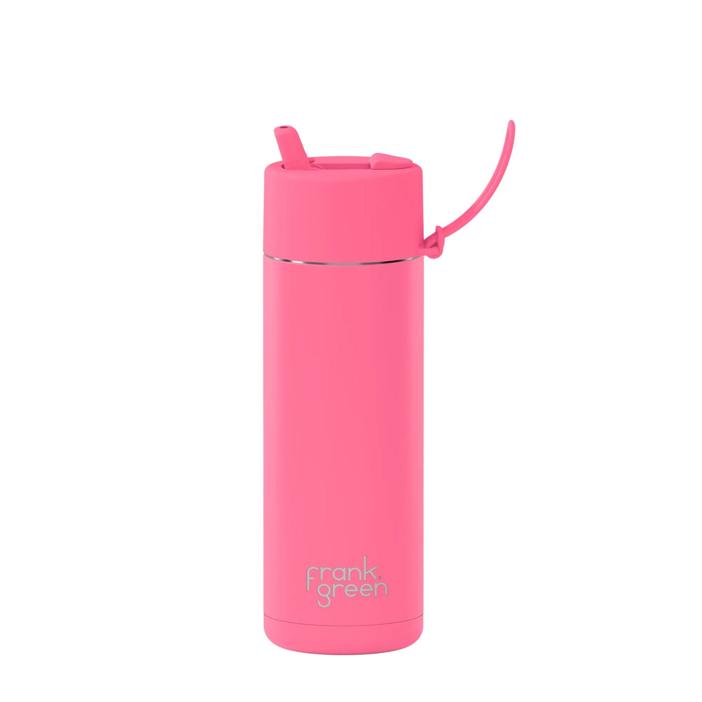 Frank Green 20oz Stainless Steel Ceramic Reusable Bottle with Flip Straw Lid - Bubblegum Blast