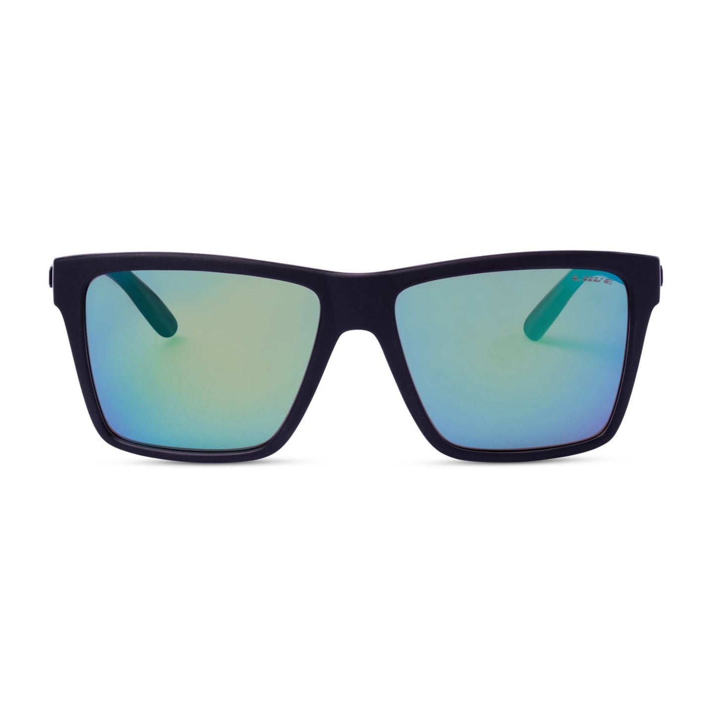 Liive Bazza - Green Mirror Matt Black Xtal Black