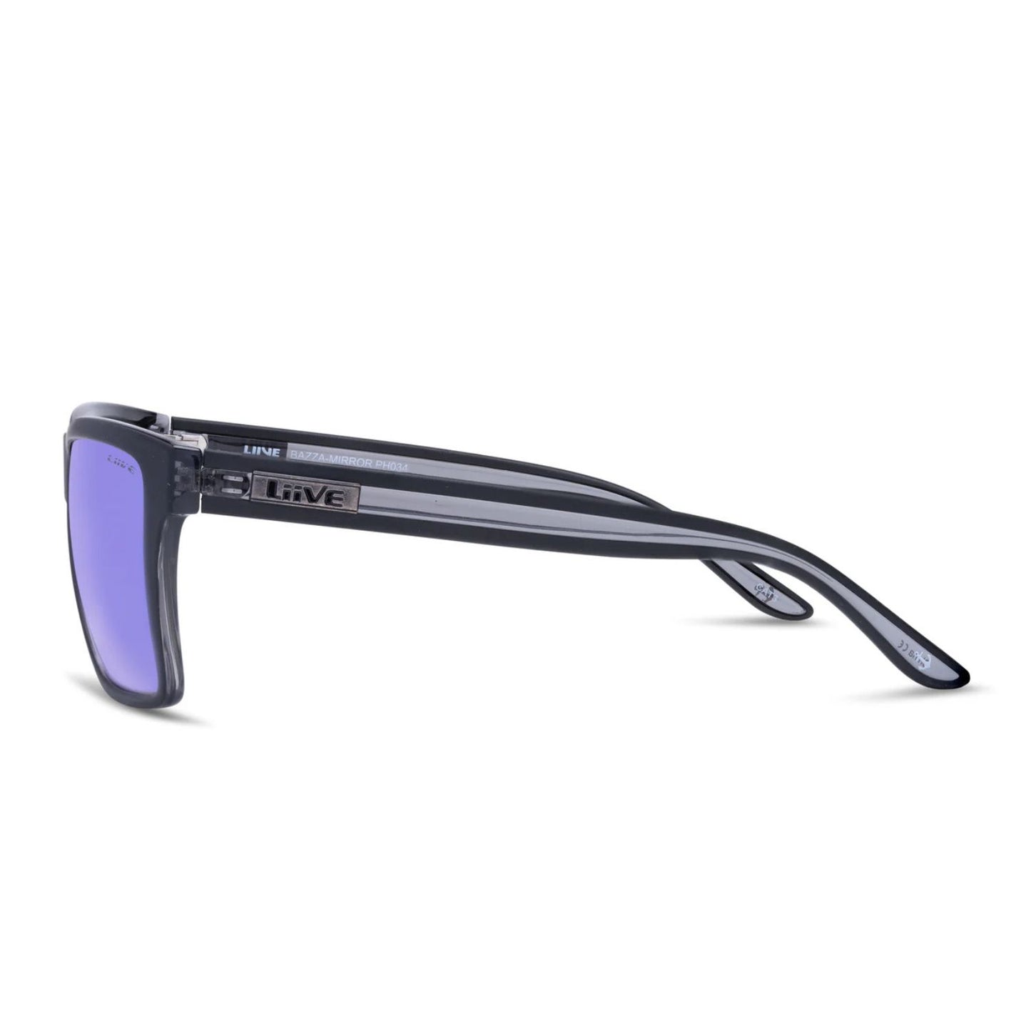 Liive Bazza - Green Mirror Matt Black Xtal Black