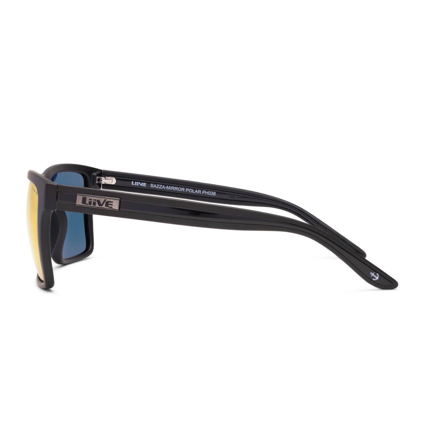 Liive Bazza - Red Mirror Polarised Twin Blacks