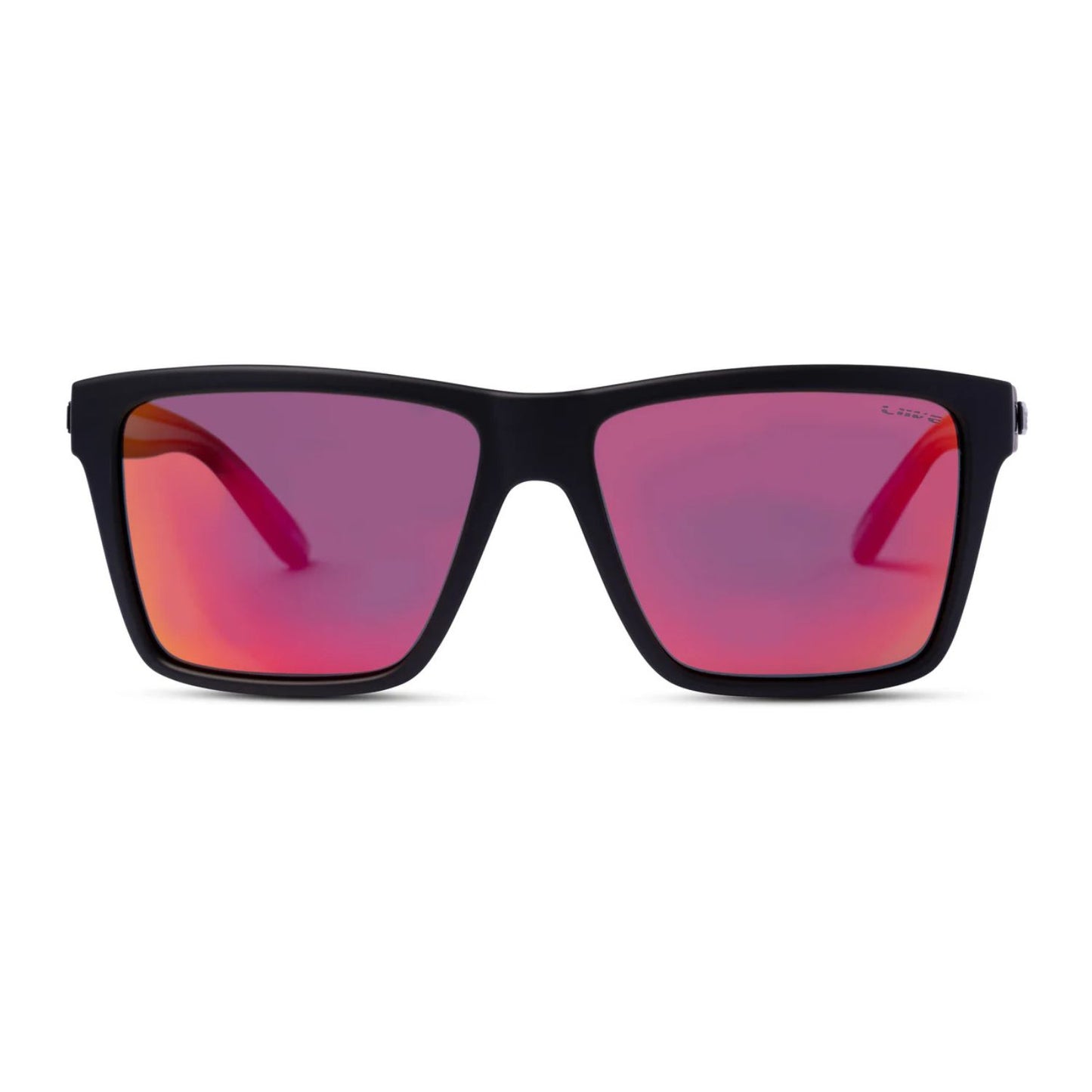 Liive Bazza - Red Mirror Polarised Twin Blacks